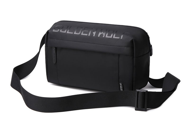 جولدن وولف GXB00129 حقيبة كروس مقاومة للماء ومضادة للسرقة - لون اسود — جولدين وولف - Image 1